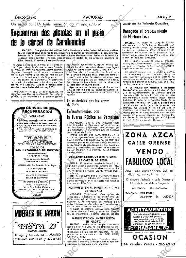 ABC MADRID 21-06-1980 página 23