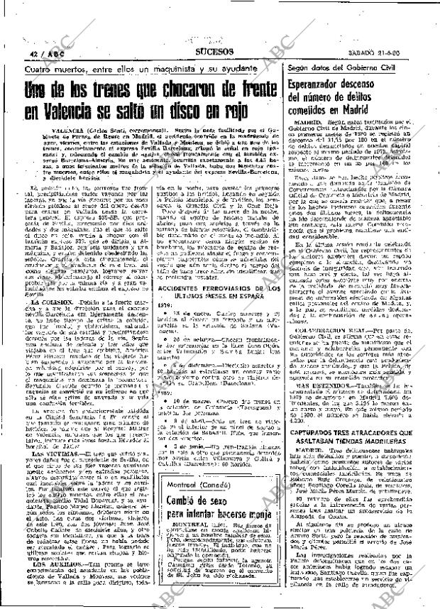 ABC MADRID 21-06-1980 página 56