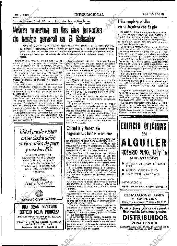 ABC MADRID 27-06-1980 página 40