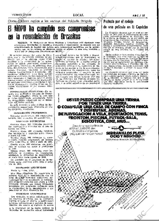 ABC MADRID 27-06-1980 página 45