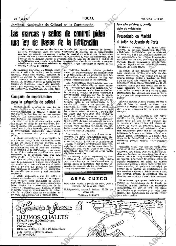 ABC MADRID 27-06-1980 página 46
