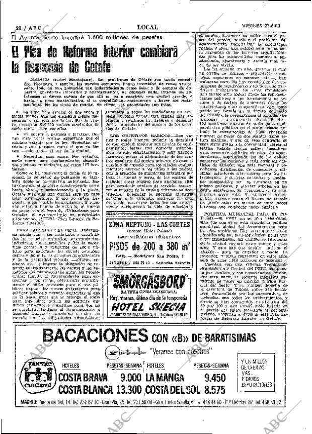 ABC MADRID 27-06-1980 página 48