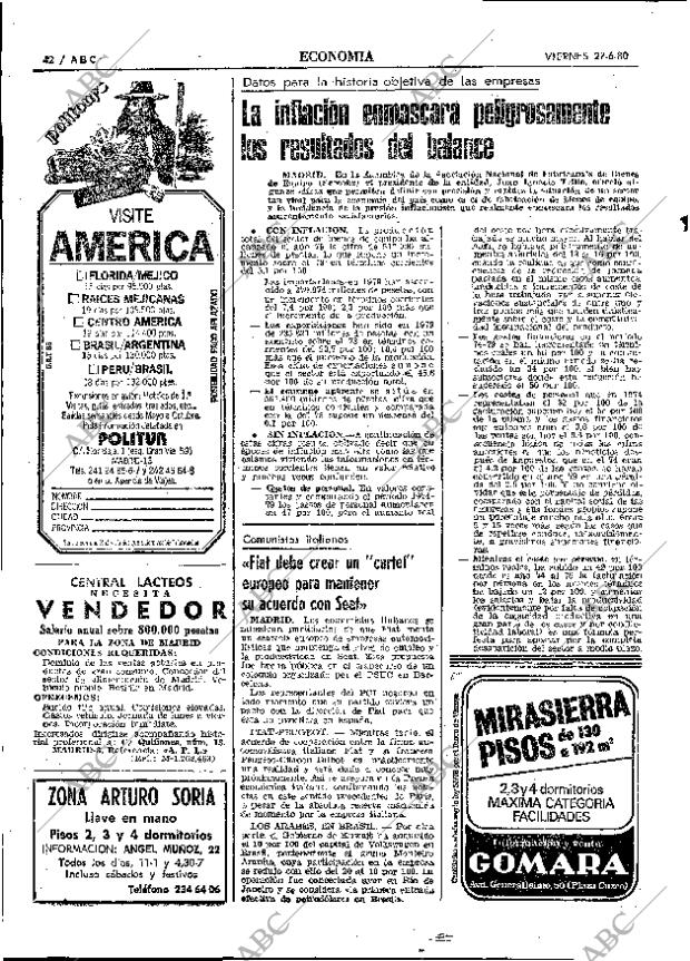ABC MADRID 27-06-1980 página 62