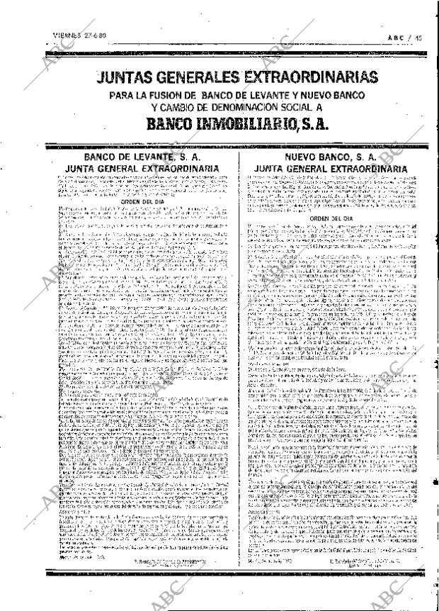 ABC MADRID 27-06-1980 página 65