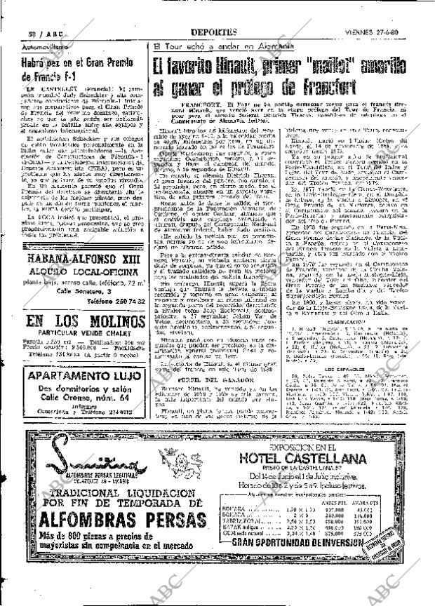ABC MADRID 27-06-1980 página 78