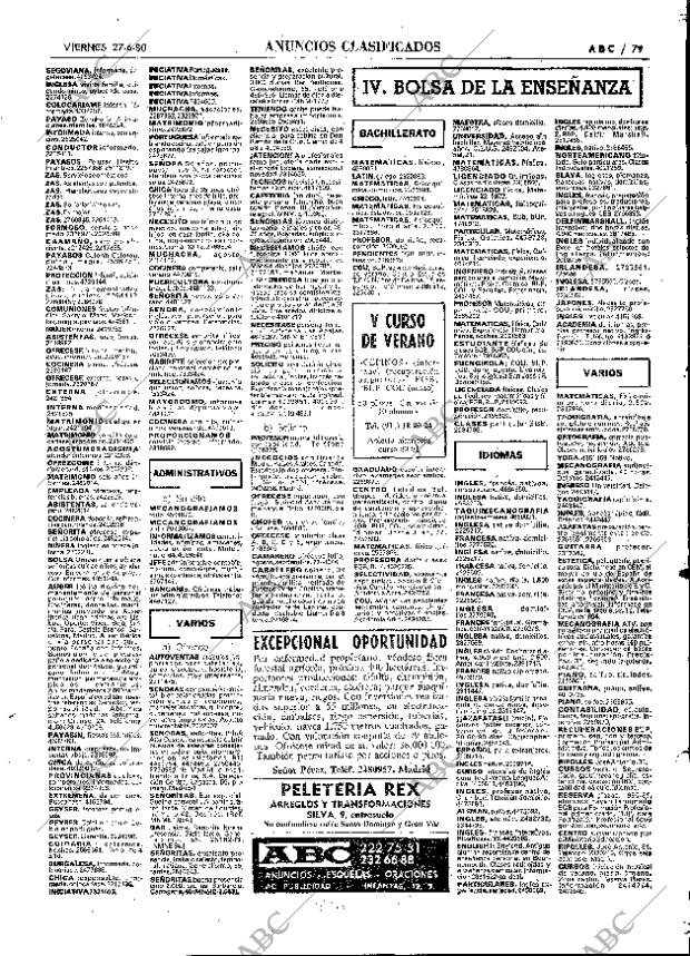 ABC MADRID 27-06-1980 página 99