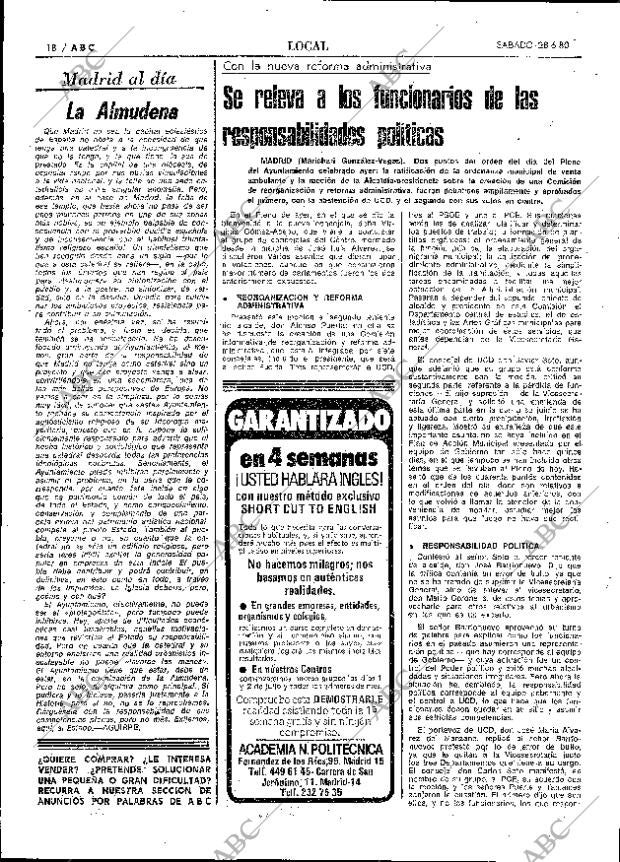 ABC MADRID 28-06-1980 página 30