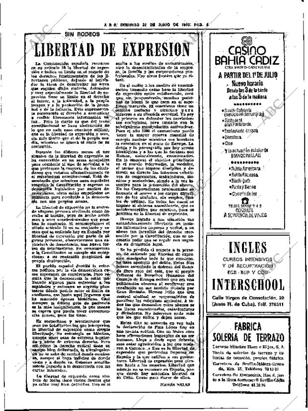 ABC SEVILLA 29-06-1980 página 19