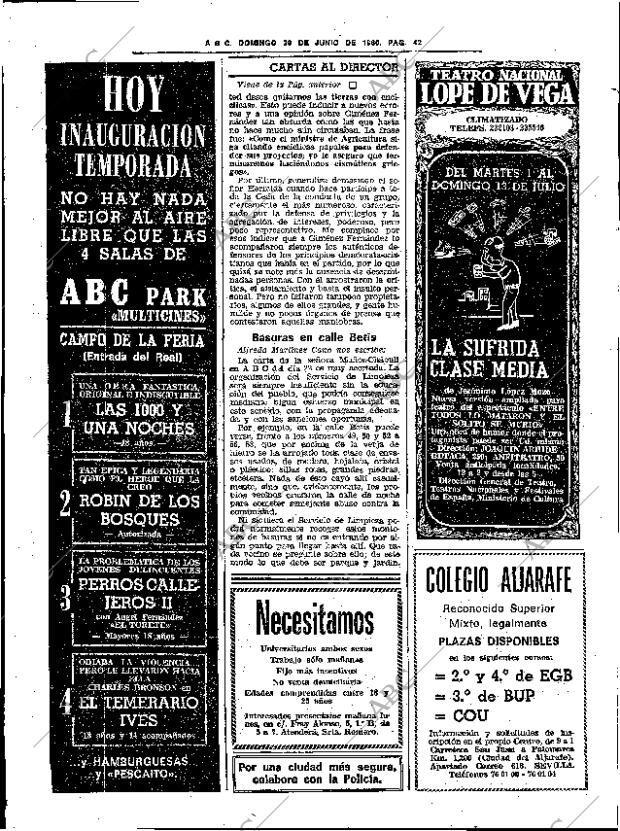 ABC SEVILLA 29-06-1980 página 58