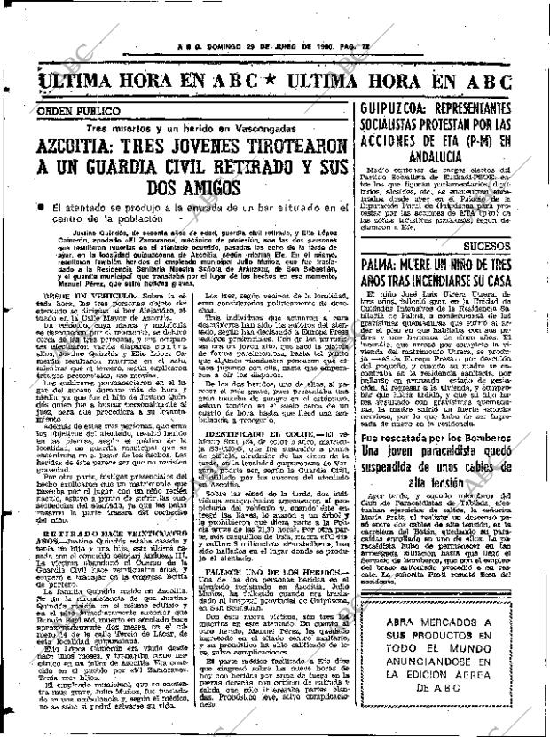 ABC SEVILLA 29-06-1980 página 88