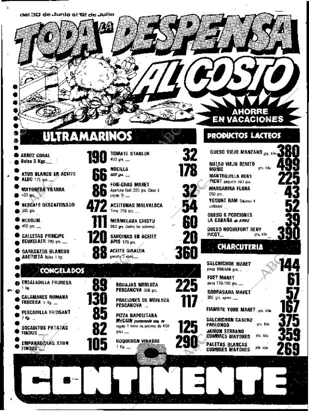 ABC SEVILLA 29-06-1980 página 92