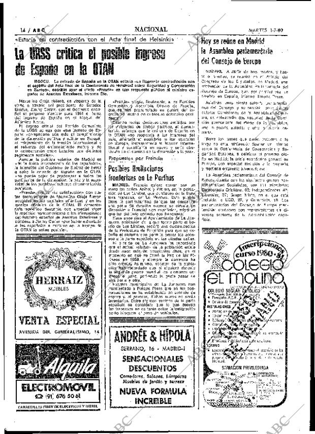 ABC MADRID 01-07-1980 página 30