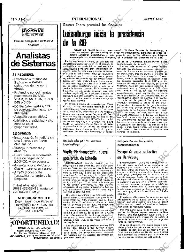 ABC MADRID 01-07-1980 página 34