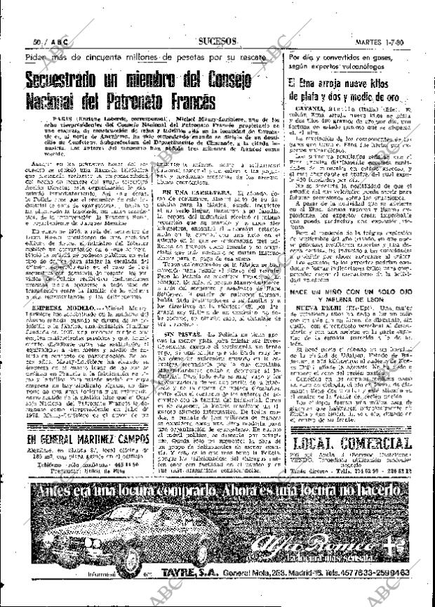 ABC MADRID 01-07-1980 página 66