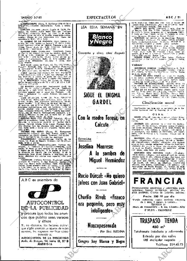 ABC MADRID 05-07-1980 página 63