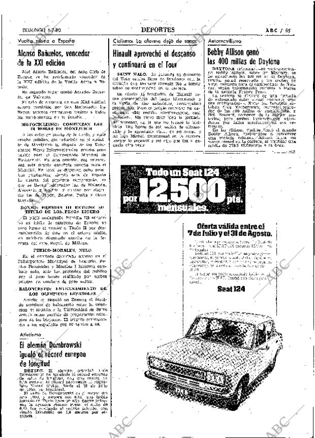 ABC MADRID 06-07-1980 página 71