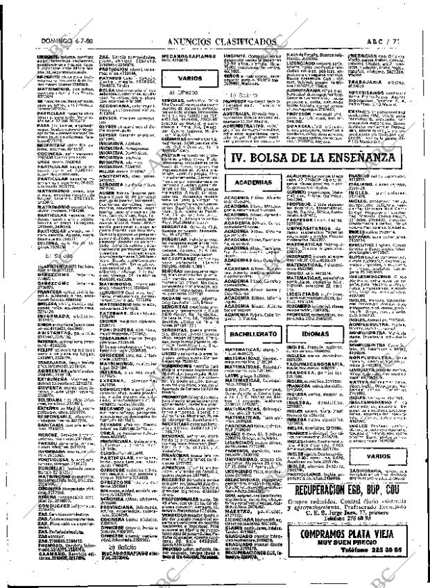 ABC MADRID 06-07-1980 página 87