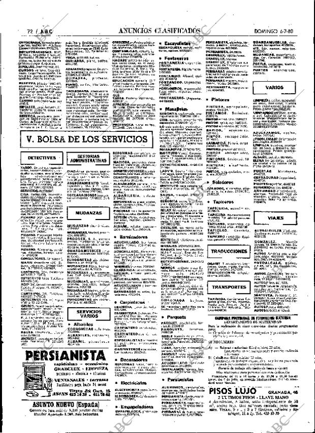 ABC MADRID 06-07-1980 página 88