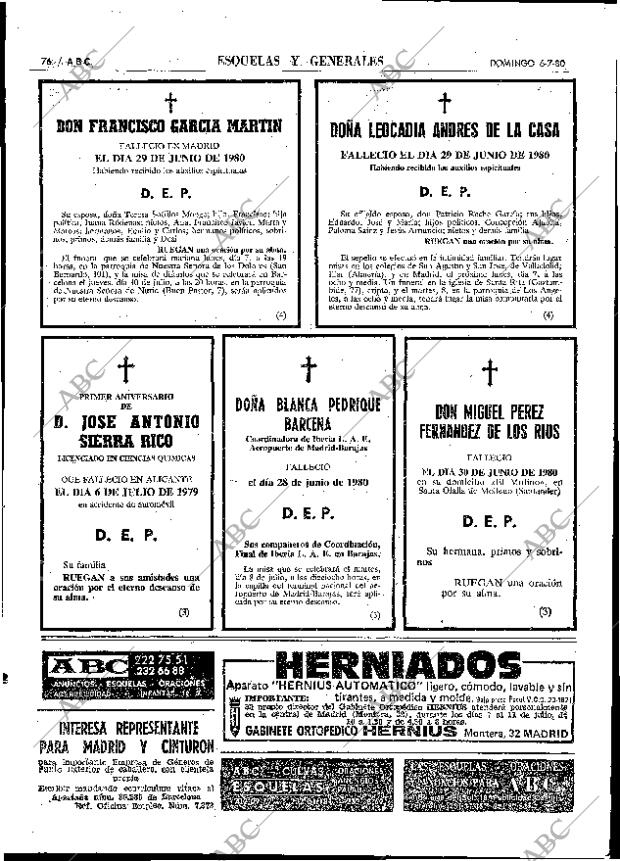 ABC MADRID 06-07-1980 página 92