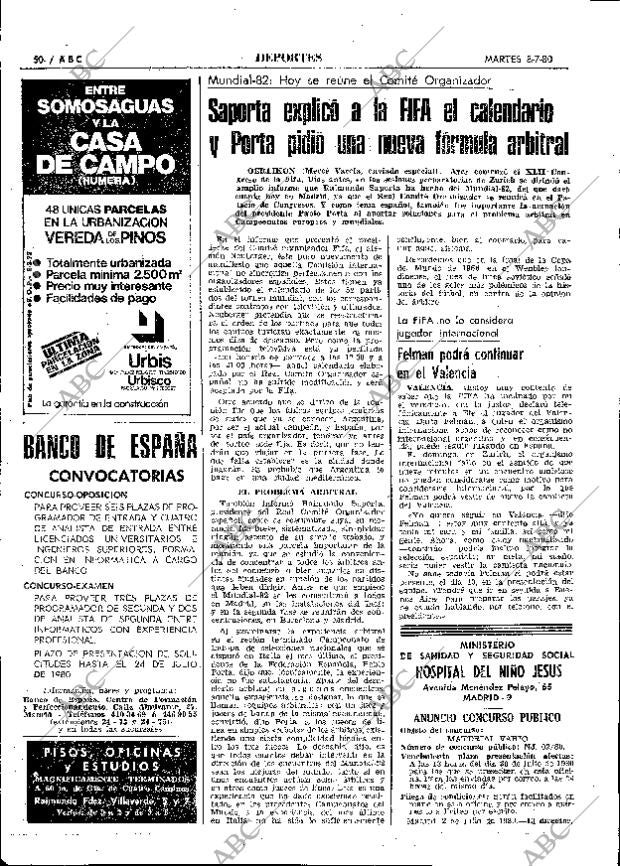 ABC MADRID 08-07-1980 página 62