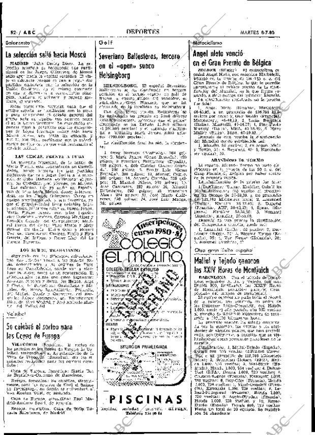ABC MADRID 08-07-1980 página 64