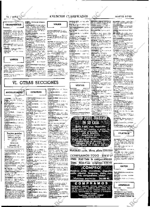 ABC MADRID 08-07-1980 página 84