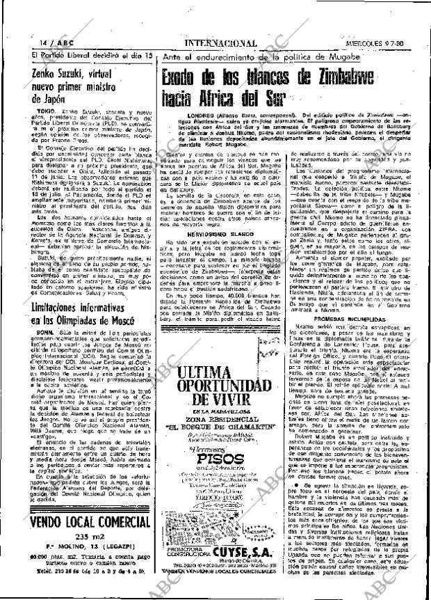 ABC MADRID 09-07-1980 página 22