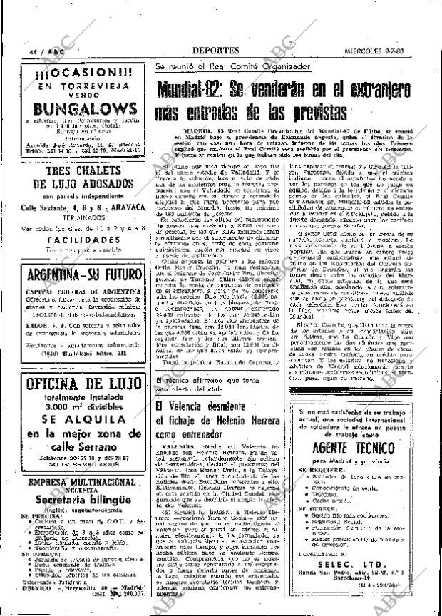 ABC MADRID 09-07-1980 página 52