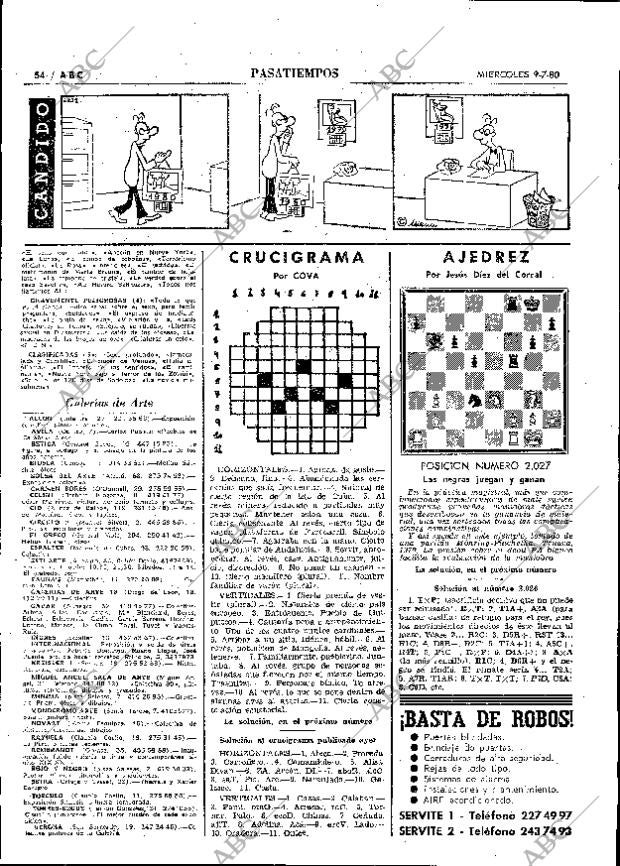 ABC MADRID 09-07-1980 página 62