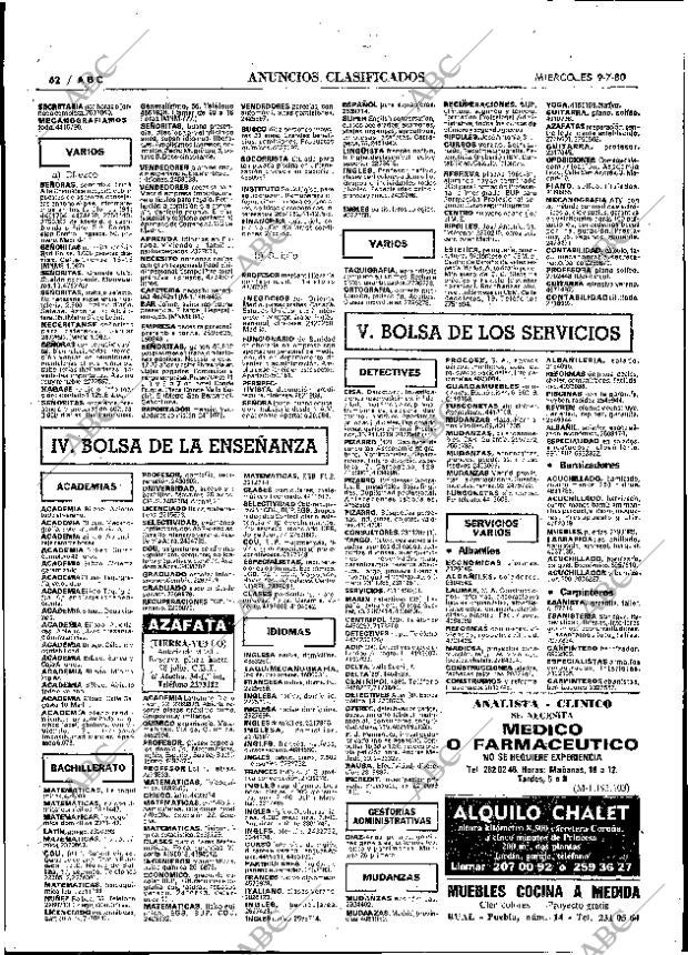 ABC MADRID 09-07-1980 página 70