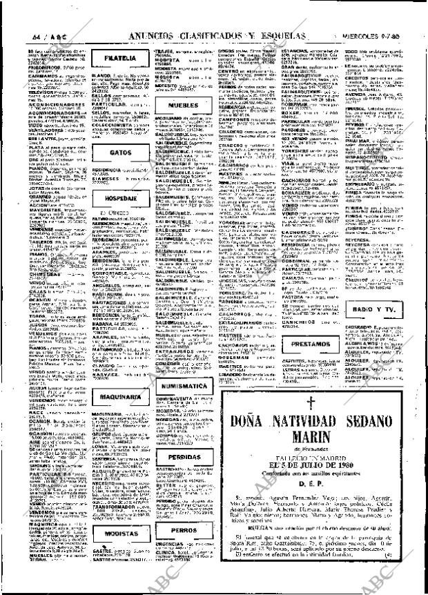ABC MADRID 09-07-1980 página 72