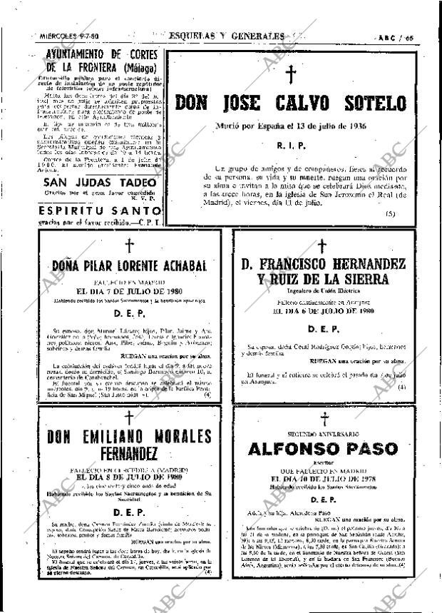 ABC MADRID 09-07-1980 página 73