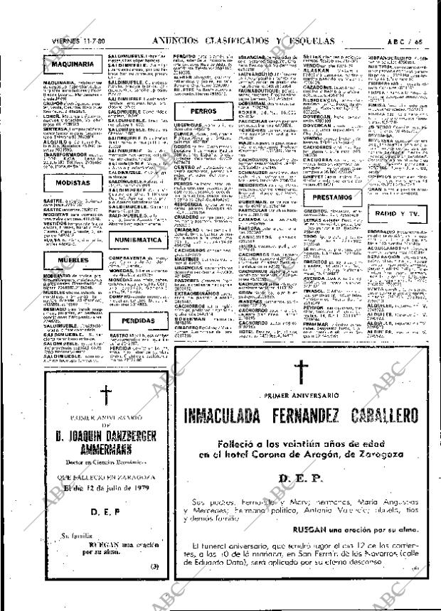 ABC MADRID 11-07-1980 página 77