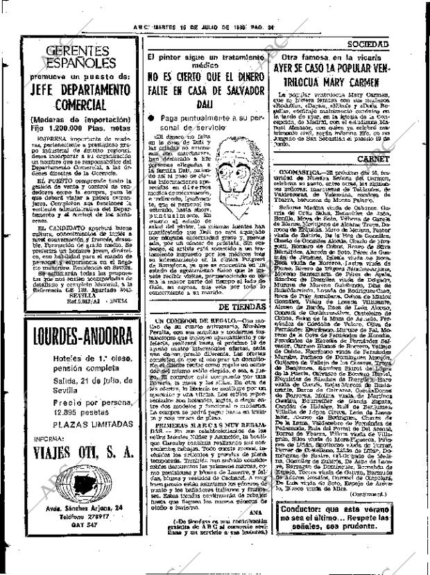 ABC SEVILLA 15-07-1980 página 50