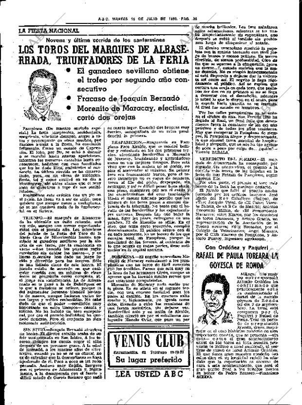 ABC SEVILLA 15-07-1980 página 54