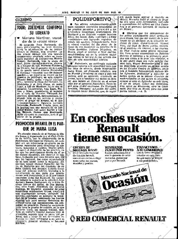 ABC SEVILLA 15-07-1980 página 61