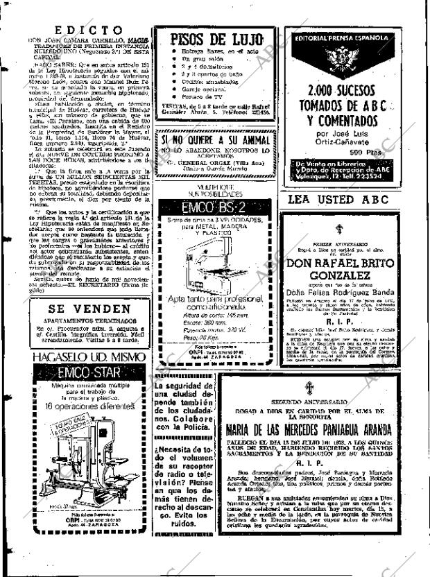 ABC SEVILLA 15-07-1980 página 74