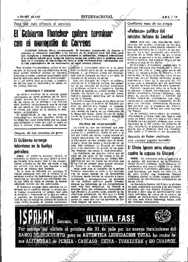 ABC MADRID 18-07-1980 página 27