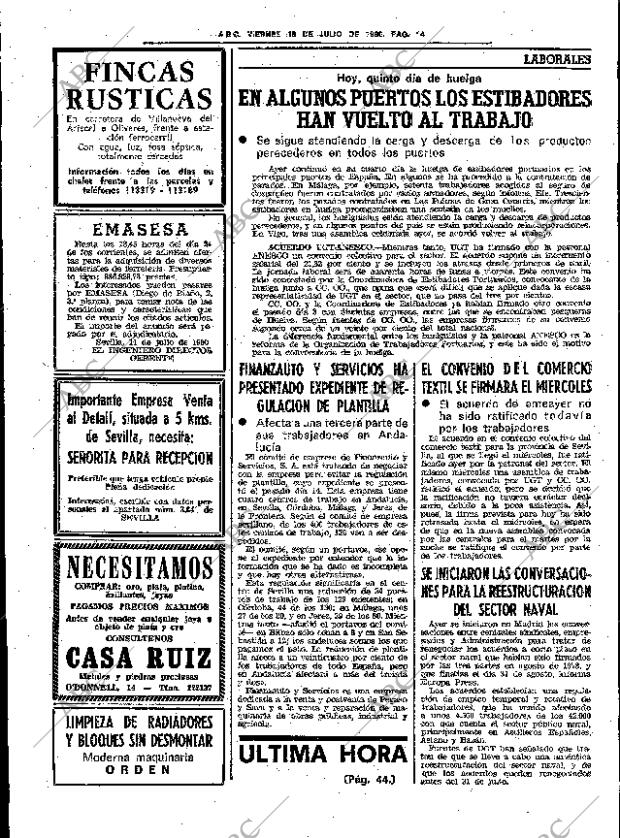 ABC SEVILLA 18-07-1980 página 22