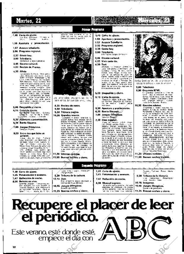 ABC MADRID 22-07-1980 página 102