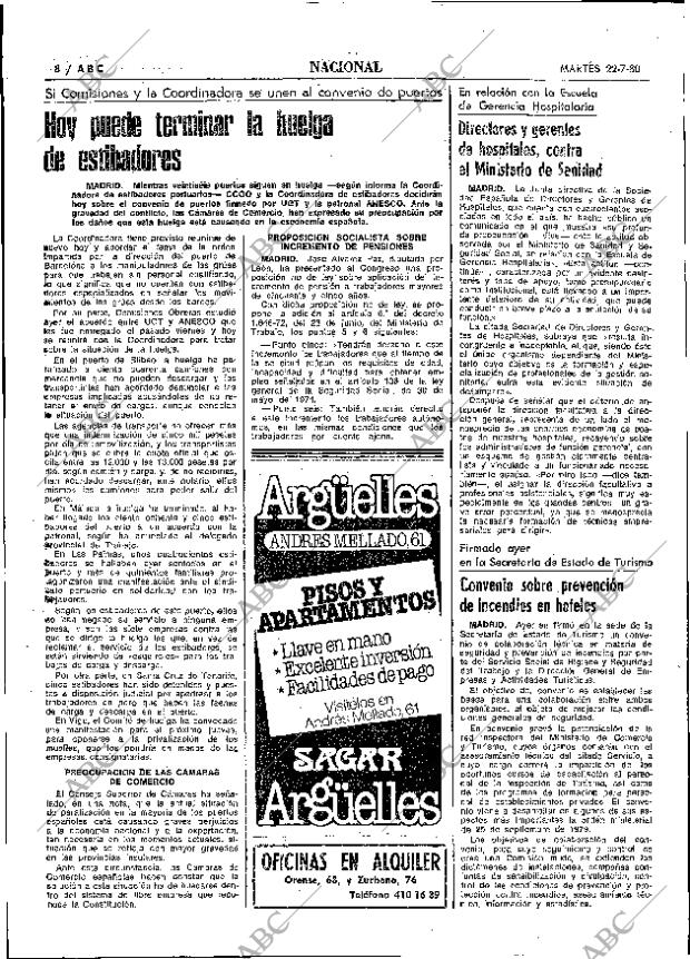 ABC MADRID 22-07-1980 página 20