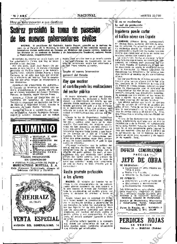 ABC MADRID 22-07-1980 página 22