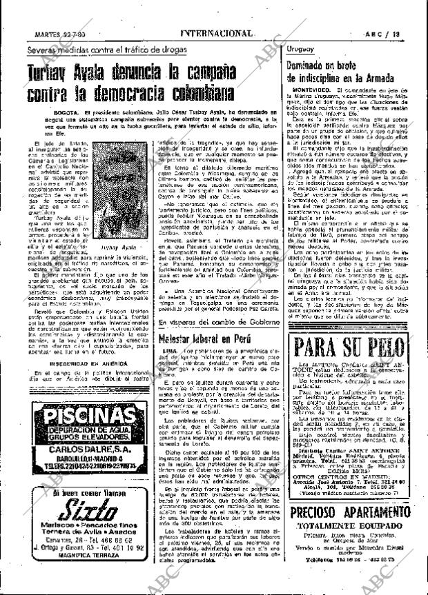 ABC MADRID 22-07-1980 página 25
