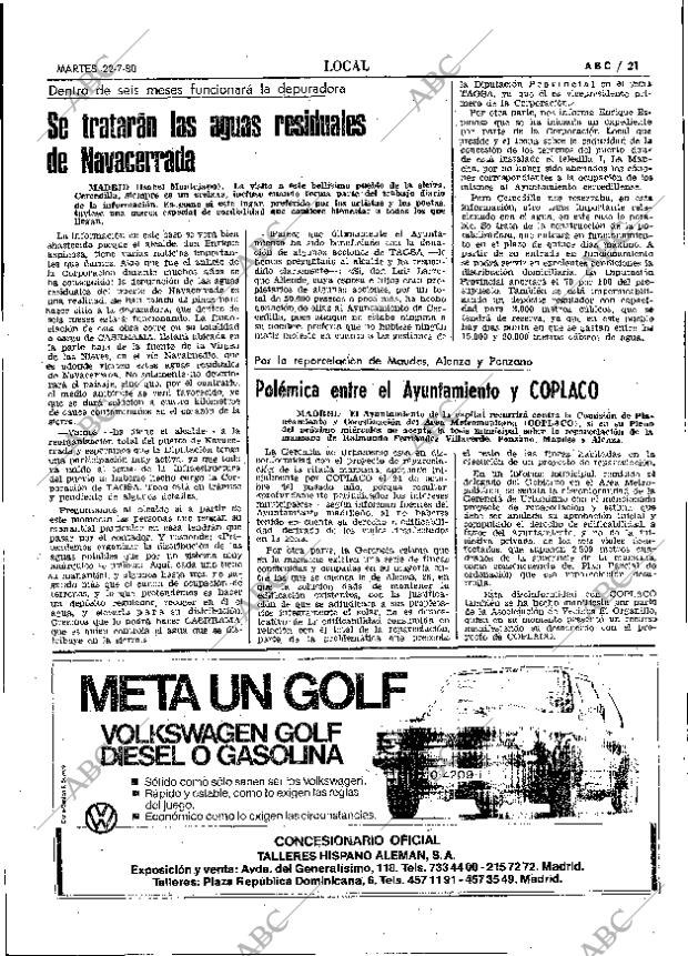 ABC MADRID 22-07-1980 página 33