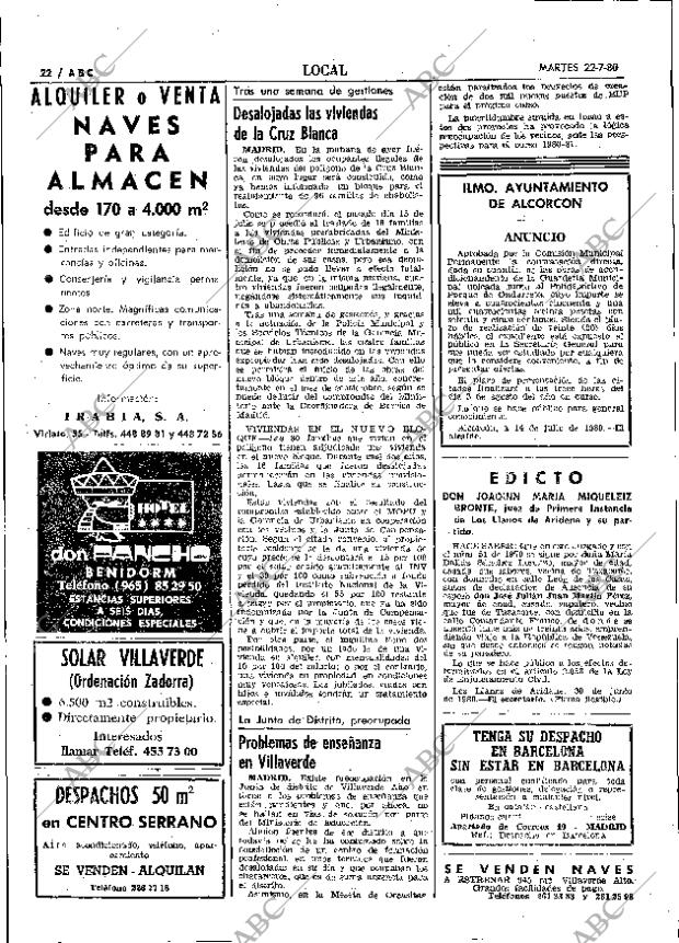 ABC MADRID 22-07-1980 página 34
