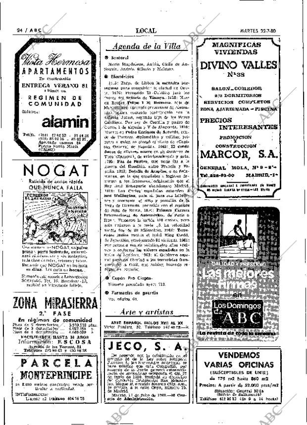 ABC MADRID 22-07-1980 página 36