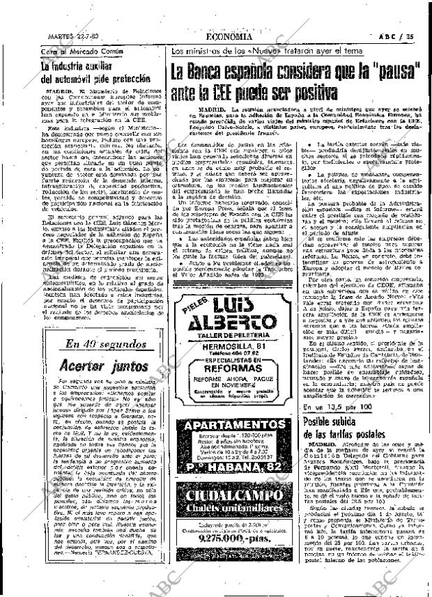 ABC MADRID 22-07-1980 página 47