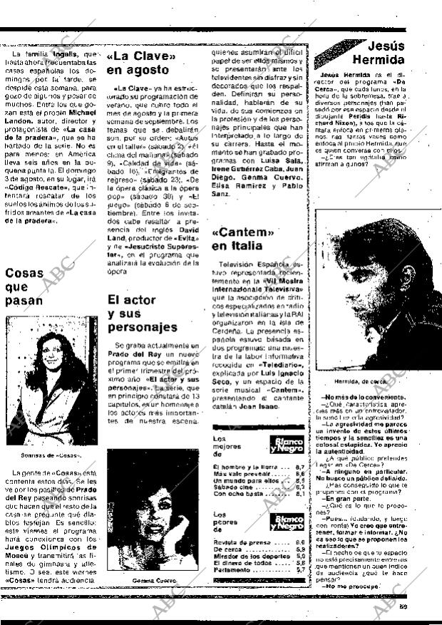 BLANCO Y NEGRO MADRID 23-07-1980 página 59