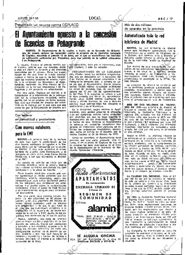 ABC MADRID 24-07-1980 página 25