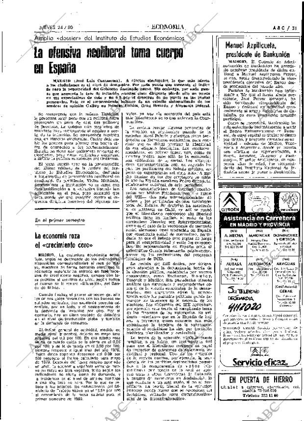 ABC MADRID 24-07-1980 página 39